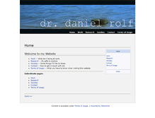 Tablet Screenshot of danielrolf.com